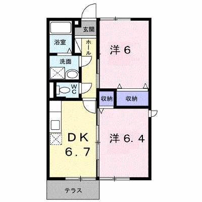 エテルノ光 101【管理NO：1-010203901-01010】 ★家具家電は申し込み後に搬入します★ ★2026年09月中旬入居可能★の外観画像