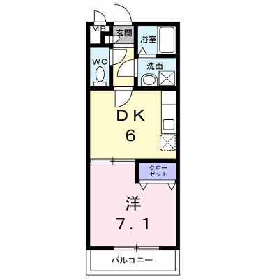 アンプルールリーブルＷｉｎｇ 209【管理NO：1-099400301-02090】 ★家具家電は申し込み後に搬入します★ ★2026年09月上旬入居可能★の外観画像