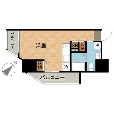 さくらす千代県庁口14【オートロック・独立洗面所】の物件写真6