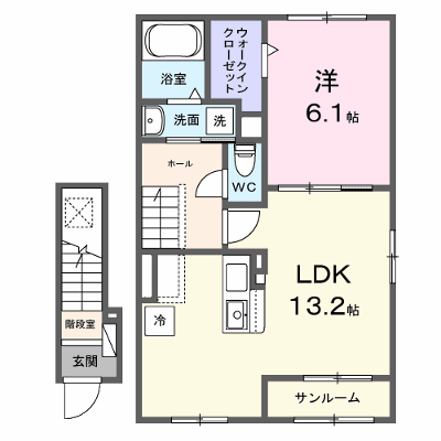 ウエストヒルズパーク　２ 202【管理NO：1-028853801-02020】 ★家具家電は申し込み後に搬入します★ ★2027年02月上旬入居可能★の外観画像