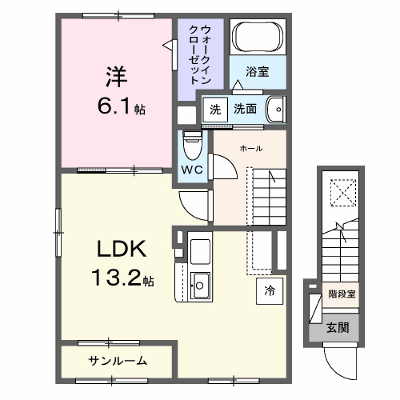 ウエストヒルズパーク　２ 201【管理NO：1-028853801-02010】 ★家具家電は申し込み後に搬入します★ ★2027年02月上旬入居可能★の外観画像