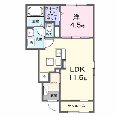 ウエストヒルズパーク　２ 102【管理NO：1-028853801-01020】 ★家具家電は申し込み後に搬入します★ ★2027年02月上旬入居可能★の外観画像