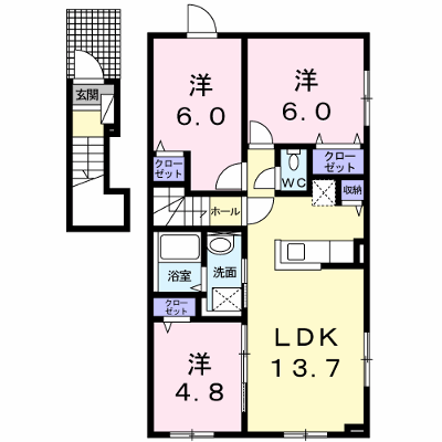 ケリー・パーク 201【管理NO：1-022707401-02010】 ★家具家電は申し込み後に搬入します★の外観画像