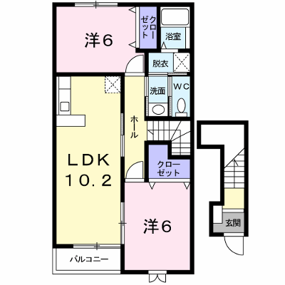 アスティオスＡ 202【管理NO：1-013002801-02020】 ★家具家電は申し込み後に搬入します★ ★2026年09月中旬入居可能★の外観画像