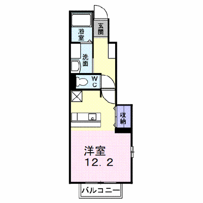 フレーズⅤ 101【管理NO：1-013576101-01010】 ★家具家電は申し込み後に搬入します★の外観画像