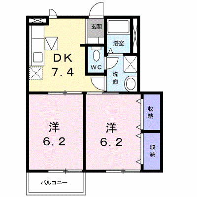 セントラルＨＡＧＡ 102【管理NO：1-010687301-01020】 ★家具家電は申し込み後に搬入します★ ★2026年10月中旬入居可能★の外観画像