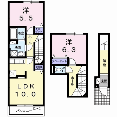 ブライト・アンジュ 202【管理NO：1-021756501-02020】 ★家具家電は申し込み後に搬入します★ ★2026年09月中旬入居可能★の外観画像