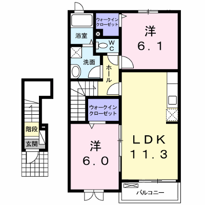 ルプティニＬ 203【管理NO：1-019619601-02030】 ★家具家電は申し込み後に搬入します★ ★2026年09月中旬入居可能★の外観画像