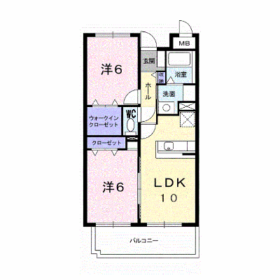 プリムロ－ズＫ　Ⅱ 302【管理NO：1-012357301-03020】 ★家具家電は申し込み後に搬入します★ ★2026年08月下旬入居可能★の外観画像