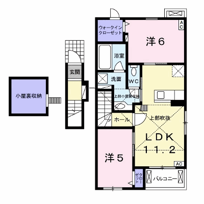 コロレ　Ⅰ 201【管理NO：1-020374001-02010】 ★家具家電は申し込み後に搬入します★ ★2026年08月中旬入居可能★の外観画像