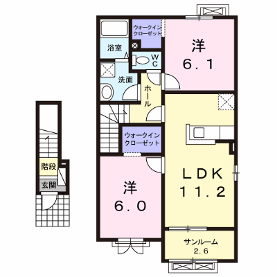 ル　クール 205【管理NO：1-019373901-02050】 ★家具家電は申し込み後に搬入します★ ★2026年08月中旬入居可能★の外観画像