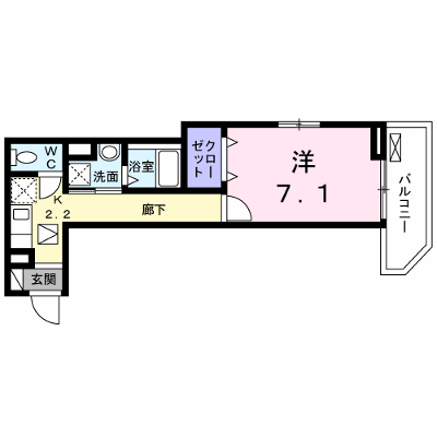 ラピス　ウィークス 101【管理NO：1-024673301-01010】 ★家具家電は申し込み後に搬入します★ ★2026年10月中旬入居可能★の外観画像