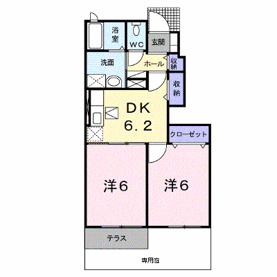 フォレスト　フェアリーⅡ 102【管理NO：1-016016901-01020】 ★家具家電は申し込み後に搬入します★ ★2026年08月下旬入居可能★の外観画像