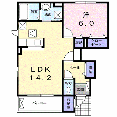 アメヤＭＲⅢ 101【管理NO：1-022168801-01010】 ★家具家電は申し込み後に搬入します★ ★2026年09月中旬入居可能★の外観画像