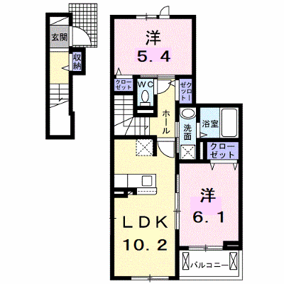 キングダムⅡ 202【管理NO：1-027205102-02020】 ★家具家電は申し込み後に搬入します★ ★2026年08月下旬入居可能★の外観画像