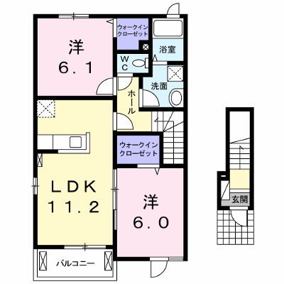 アイリン　タウン　Ｃ 201【管理NO：1-020466603-02010】 ★家具家電は申し込み後に搬入します★の外観画像