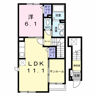 グランド　ソレイユ 201【管理NO：1-028713201-02010】 ★家具家電は申し込み後に搬入します 2027年01月下旬入居可能の外観画像