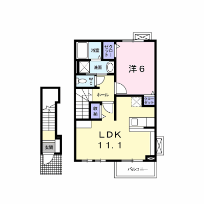 ベル　ソレイユ 205【管理NO：1-015547101-02040】 ★家具家電は申し込み後に搬入します★ ★2026年09月中旬入居可能★の外観画像