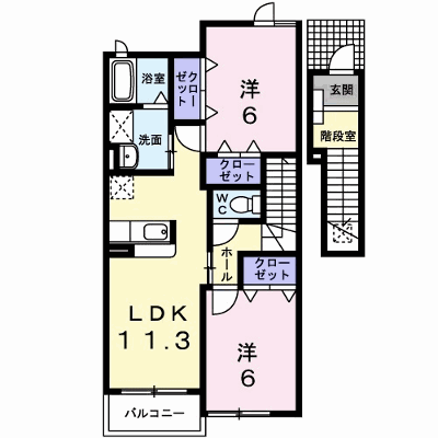 ルナ　パレス　Ｂ 202【管理NO：1-013261902-02020】 ★家具家電は申し込み後に搬入します★の外観画像