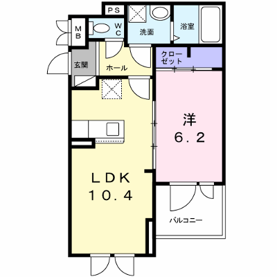 カルム 205【管理NO：1-027156301-02040】 ★家具家電は申し込み後に搬入します★ ★2026年08月中旬入居可能★の外観画像