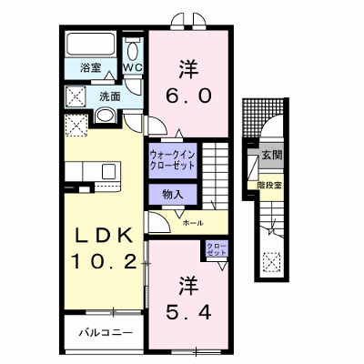 カルム敷島 203【管理NO：1-026965201-02030】 ★家具家電は申し込み後に搬入します★の外観画像