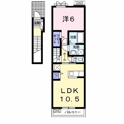 イターナルパレスⅡ 201【管理NO：1-021806501-02010】 ★家具家電は申し込み後に搬入します★ ★2026年08月下旬入居可能★の外観画像