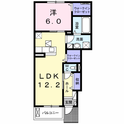 ルミエール（生駒市） 101【管理NO：1-025039301-01010】 ★家具家電は申し込み後に搬入します★の外観画像