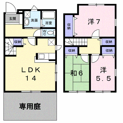 オリエンスＡ 101【管理NO：1-010193401-01010】 ★家具家電は申し込み後に搬入します★ ★2026年09月中旬入居可能★の外観画像