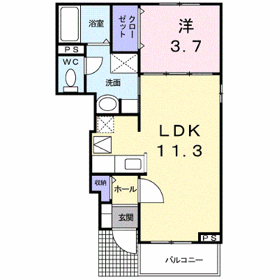 セロリー 103【管理NO：1-015945101-01030】 ★家具家電は申し込み後に搬入します★ ★2026年08月下旬入居可能★の外観画像
