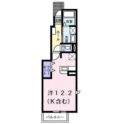 アヴェニール 101【管理NO：1-011556801-01010】 ★家具家電は申し込み後に搬入します★ ★2026年09月中旬入居可能★の外観画像