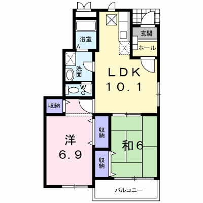 フラワータウンＢ 101【管理NO：1-007529701-01010】 ★家具家電は申し込み後に搬入します★の外観画像