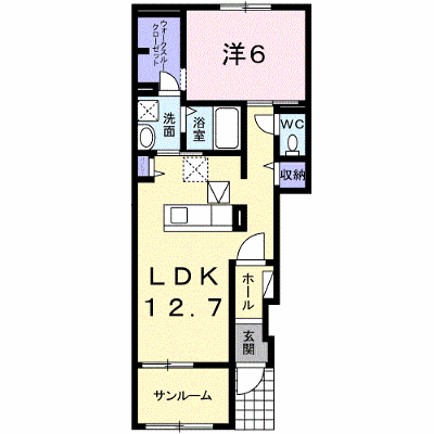 カレントヴィラ 104【管理NO：1-022344701-01040】 ★家具家電は申し込み後に搬入します★ ★2026年09月中旬入居可能★の外観画像