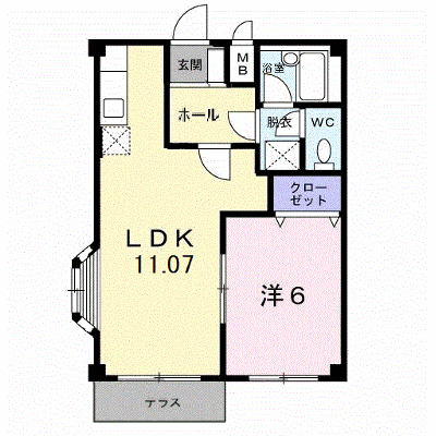 レピュート中村 103【管理NO：1-002540501-01030】 ★家具家電は申し込み後に搬入します★の外観画像