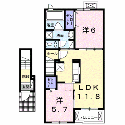アンジュ　デュ　ヴァン　Ⅱ 203【管理NO：1-023541602-02030】 ★家具家電は申し込み後に搬入します★の外観画像