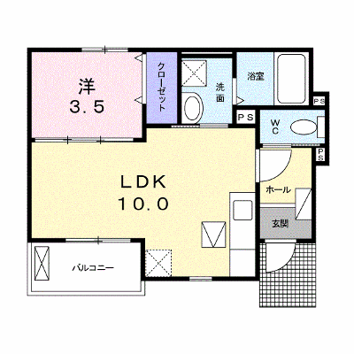 アライブ・Ｔ 101【管理NO：1-019771501-01010】 ★家具家電は申し込み後に搬入します★ ★2026年08月下旬入居可能★の外観画像