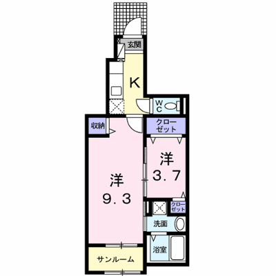 レジデンス・ジール　Ⅰ 103【管理NO：1-024297801-01030】 ★家具家電は申し込み後に搬入します★の外観画像
