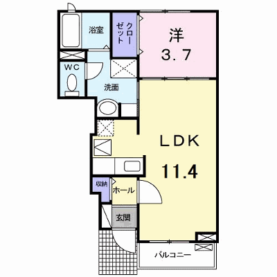 エアリーガーデン 103【管理NO：1-016635601-01030】 ★家具家電は申し込み後に搬入します★ ★2026年09月中旬入居可能★の外観画像