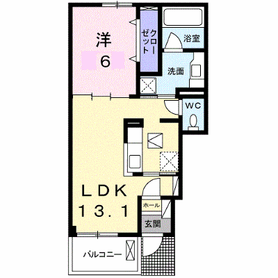 オーブ・ウエストＤ 102【管理NO：1-023567301-01020】 ★家具家電は申し込み後に搬入します★ ★2026年09月中旬入居可能★の外観画像