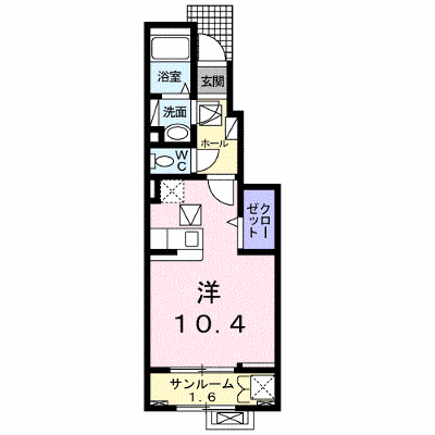 シャトルガーデンＦＳ．Ⅱ 103【管理NO：1-024525001-01030】 ★家具家電は申し込み後に搬入します★ ★2026年09月中旬入居可能★の外観画像