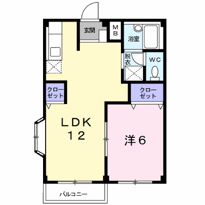 エルディム平沢 106【管理NO：1-002119301-01050】 ★家具家電は申し込み後に搬入します★の外観画像