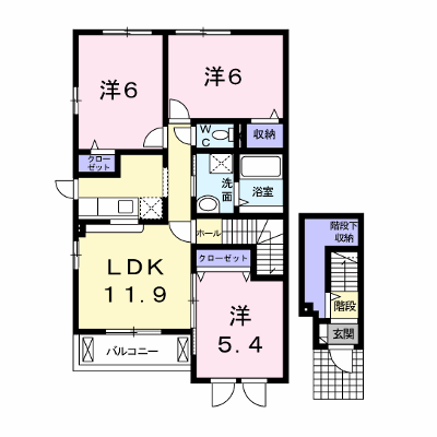 サンキャッスルＳ・Ⅱ 201【管理NO：1-014412402-02010】 ★家具家電は申し込み後に搬入します★ ★2026年09月中旬入居可能★の外観画像