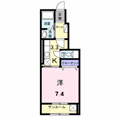トラスト 102【管理NO：1-022824301-01020】 ★家具家電は申し込み後に搬入します★ ★2026年08月中旬入居可能★の外観画像