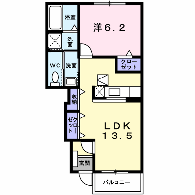 パーク・ユニゾン 102【管理NO：1-014436101-01020】 ★家具家電は申し込み後に搬入します★ ★2026年08月下旬入居可能★の外観画像