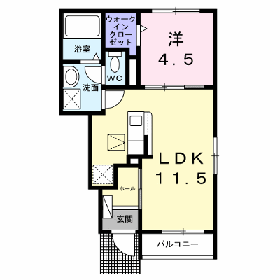 グリーンパーク　セレノ 104【管理NO：1-028368901-01040】 ★家具家電は申し込み後に搬入します★の外観画像