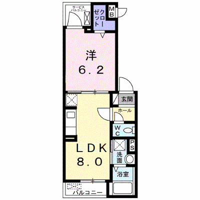 コート　ド　レシェ 202【管理NO：1-026904401-02020】 ★家具家電は申し込み後に搬入します★ ★2026年08月下旬入居可能★の外観画像