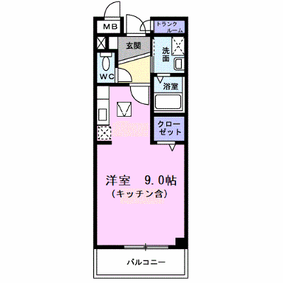 ラーバン　リッシェル 105【管理NO：1-012368401-01050】 ★家具家電は申し込み後に搬入します★ ★2026年09月中旬入居可能★の外観画像