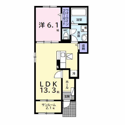 ベルメランジェＢ 101【管理NO：1-028020702-01010】 ★家具家電は申し込み後に搬入します★ ★2026年08月中旬入居可能★の外観画像
