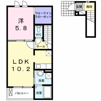 エミネンスＤ棟 202【管理NO：1-017198901-02020】 ★家具家電は申し込み後に搬入します★ ★2026年08月下旬入居可能★の外観画像