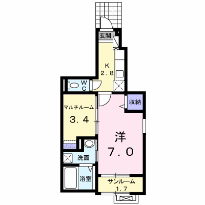 マーベラスハウス 101【管理NO：1-020889001-01010】 ★家具家電は申し込み後に搬入します★ ★2026年10月中旬入居可能★の外観画像