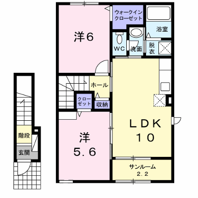 クリキノ 202【管理NO：1-018172701-02020】 ★家具家電は申し込み後に搬入します★ ★2026年10月上旬入居可能★の外観画像
